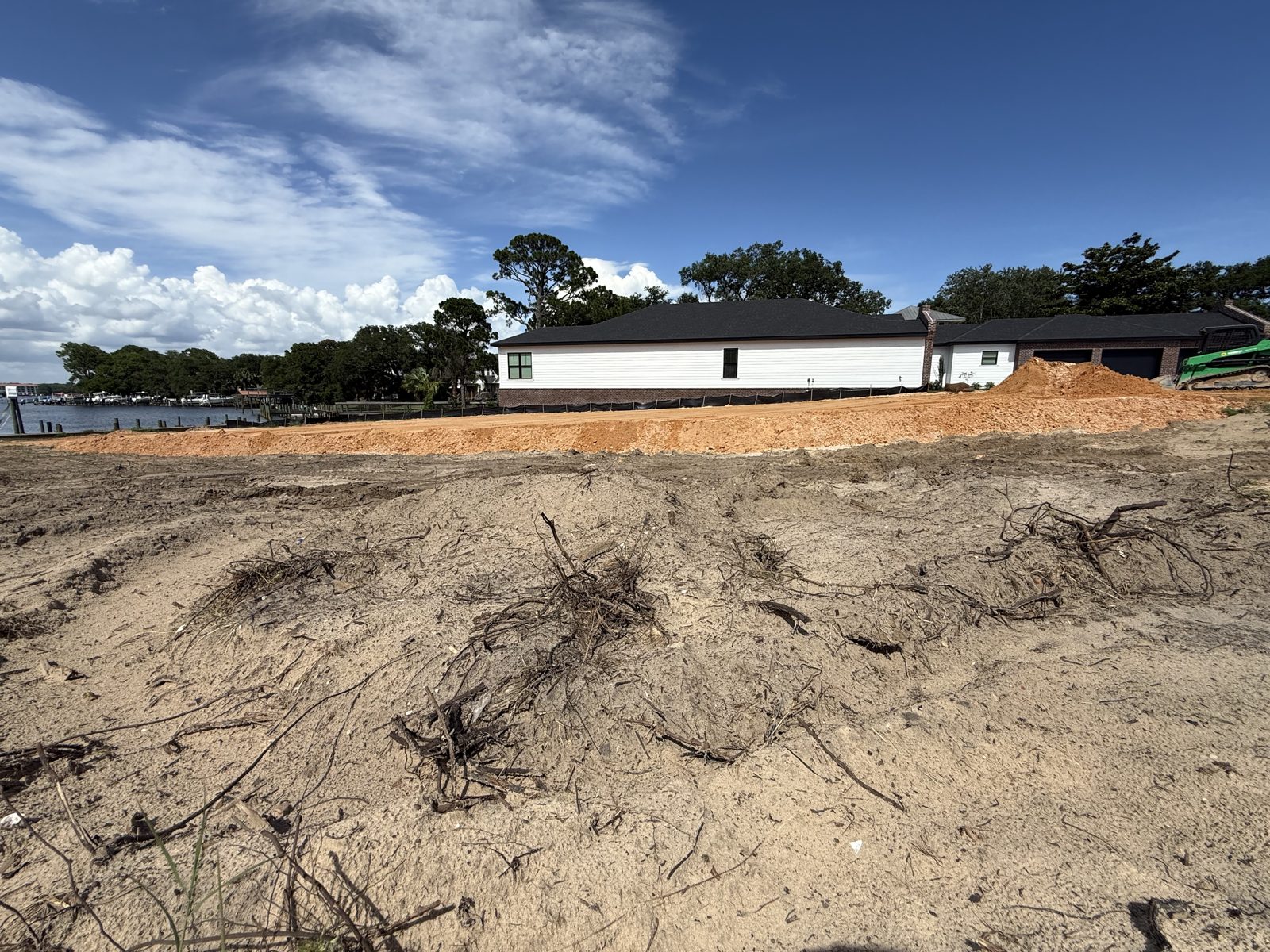 Badger Junk Co job site on the Emerald Coast