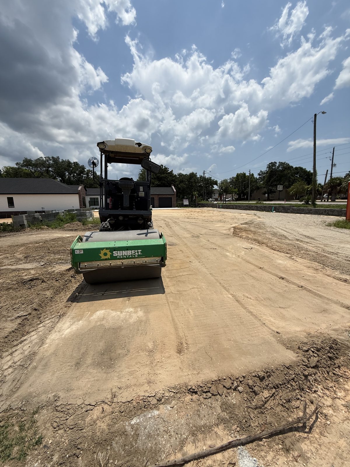 Badger Junk Co job site on the Emerald Coast