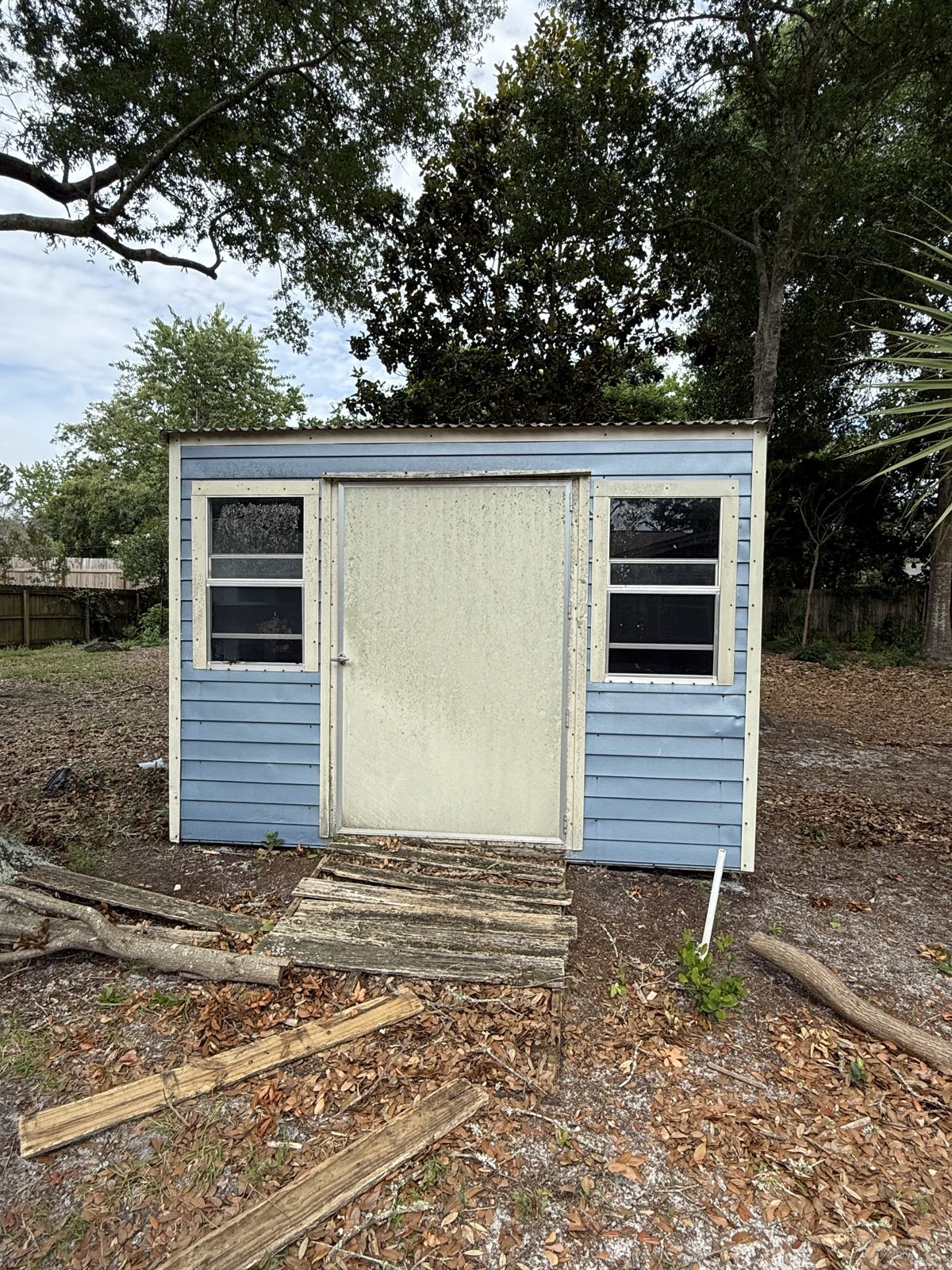 Badger Junk Co job site on the Emerald Coast